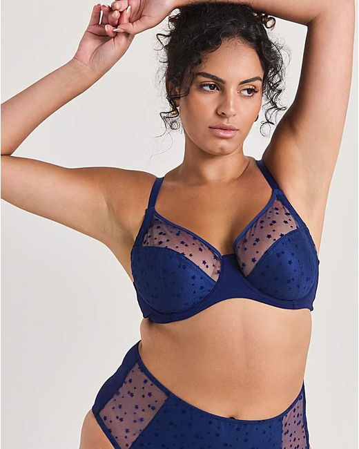 Pretty Secrets Blue 2 Pack Hannah Full Cup Bras