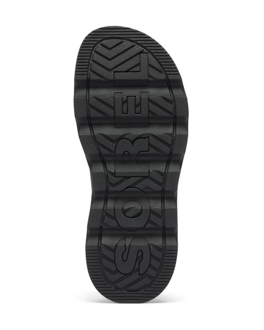 Sorel Black Kinetic Sunchase Sandals