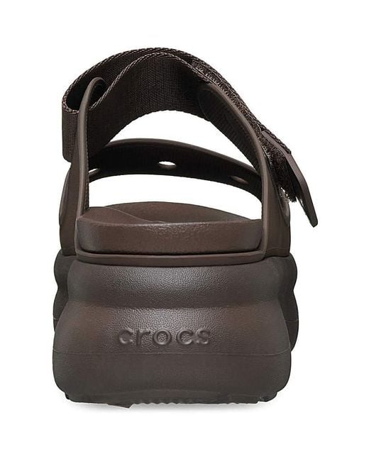 CROCSTM Brown Soho Two Strap Sandal