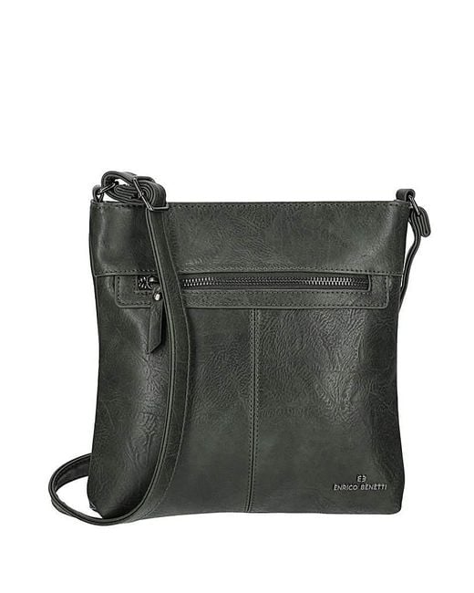 Enrico Benetti Green Julia Shoulder Bag