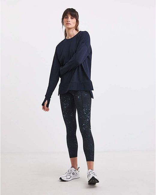 Sweaty Betty Blue 7/8 Yoga Leggings