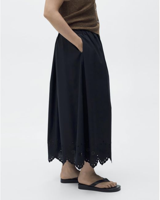 Mango Black Skirt Claus