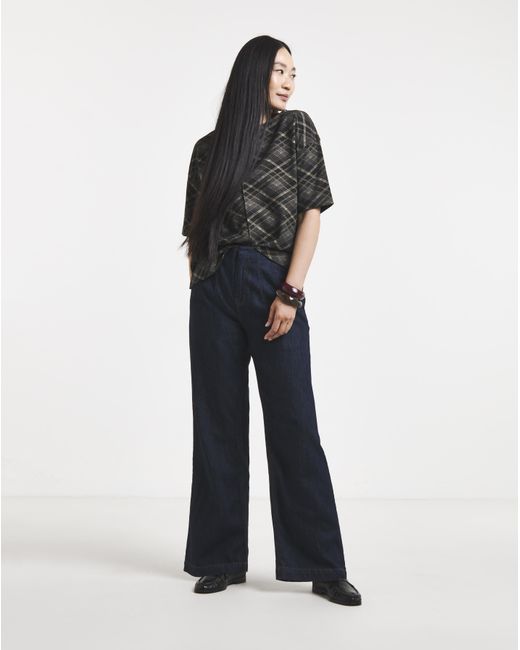 JD Williams Black Jacquard Boxy T-Shirt