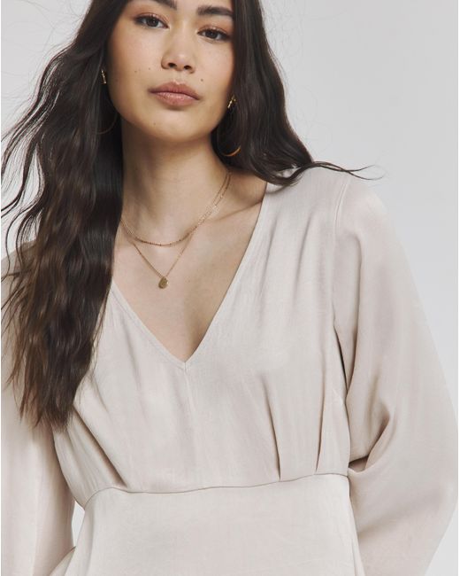 Joanna Hope Natural Satin Blouse