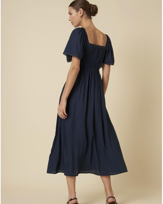 Nobody's Child Blue Mia Midi Dress