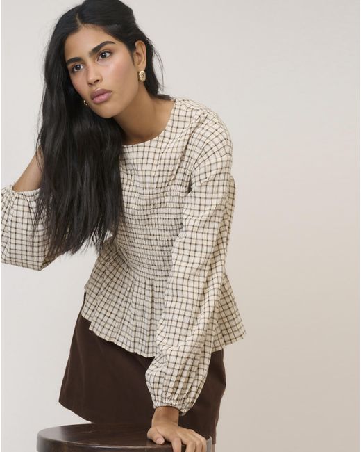 Nobody's Child Brown Nc Charlize Woven Top