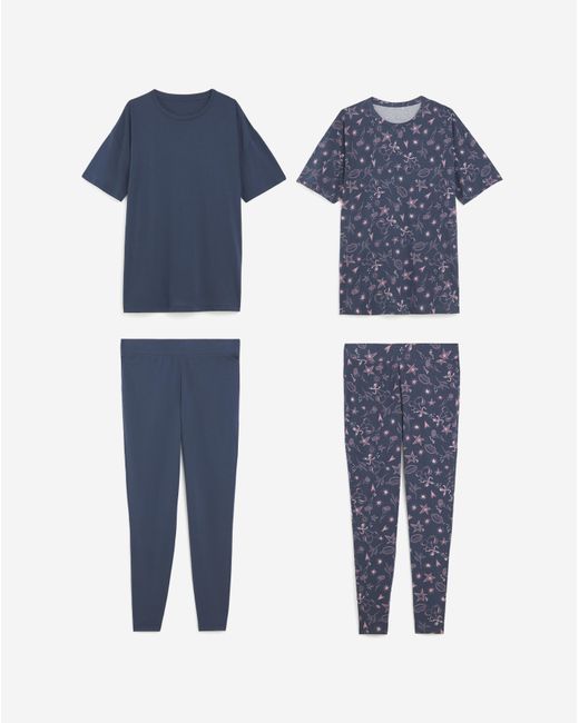 Simply Be Blue Value 2 Pack Pj Set
