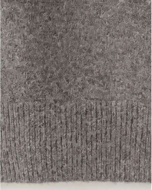 Mango Gray Bardot Jumper