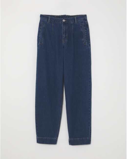 Simply Be Blue Tapered Adjustable Hem Jean