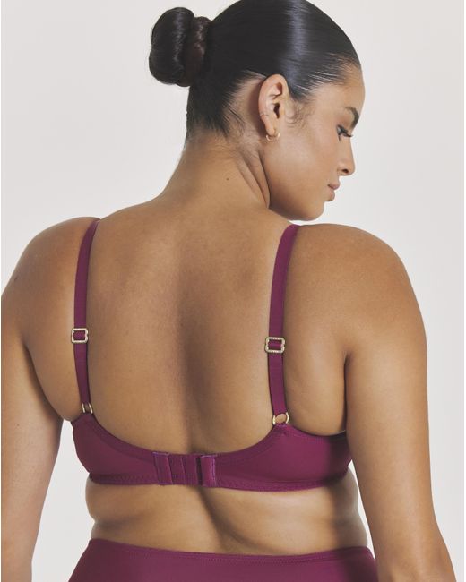 Pretty Secrets Purple 2 Pack Ella Plunge Wired Bras