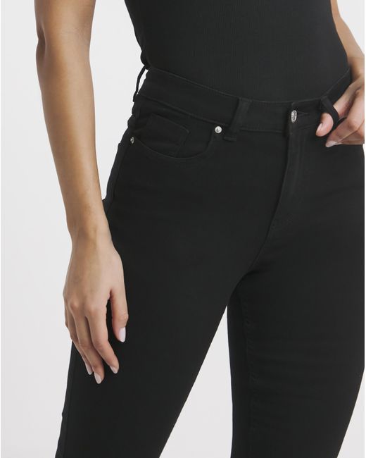 Simply Be Blue Flared Highwaist Super Stretch