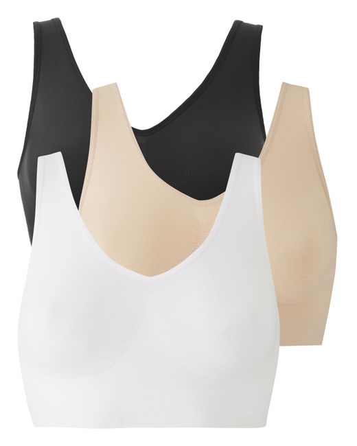 Pretty Secrets Black 3 Pack Comfort Tops
