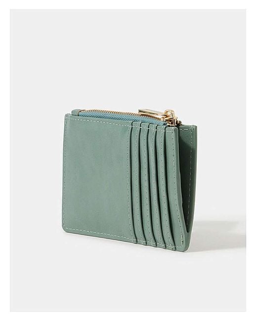 Accessorize Green Plain Card Holder