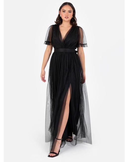 Anaya with love Black Anaya Plain Dress