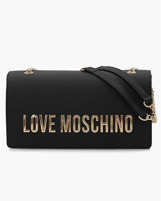 Love Moschino Black Bold Love Shoulder Bag