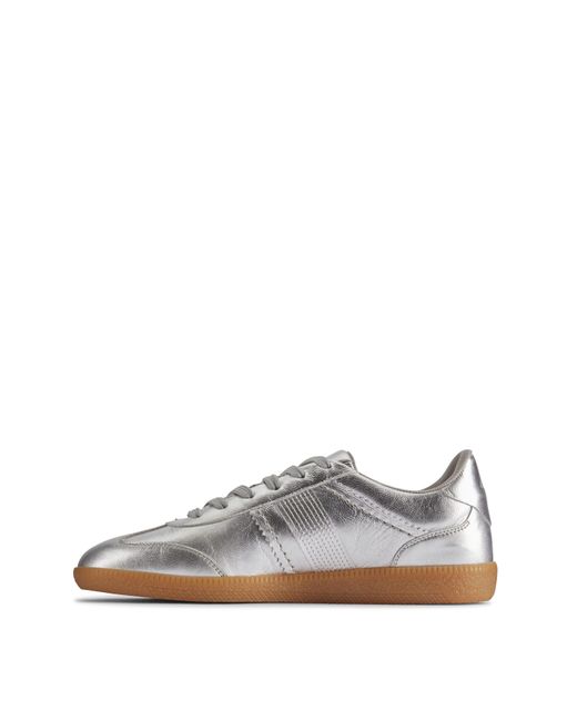 Clarks White Stara Combi Trainers