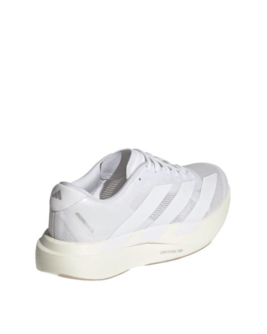 Adidas White Adizero Evo Sl Trainers