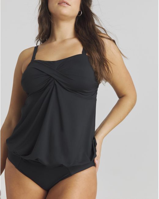 MAGISCULPT Black Blouson Top