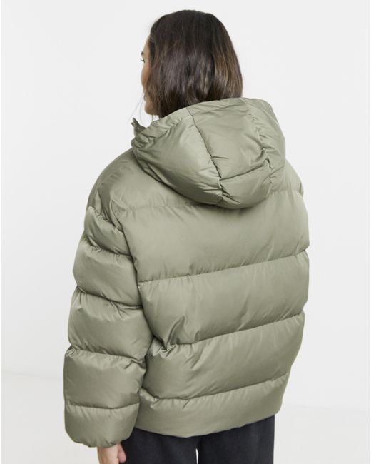 Native Youth Green Puffer Coat