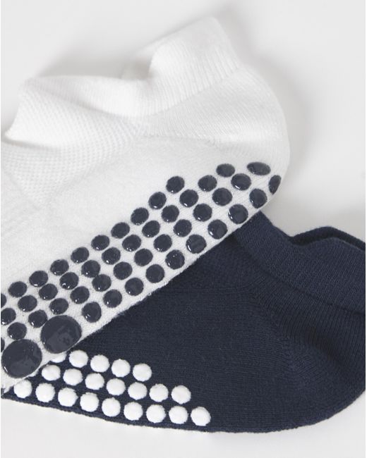 Sweaty Betty Blue Women's Reformer Trainer Gripper Socks 2 Pack