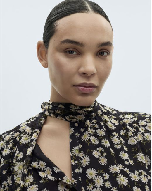 Mango Black Blouse Belle