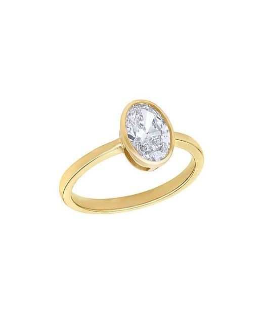 iJewel Metallic 9Ct Lab Diamond 1Ct Ring