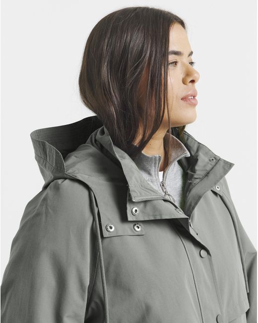 Simply Be Blue Short Storm Flap Parka