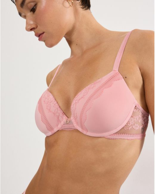 Triumph Pink Comfort Allure Plunge Bra