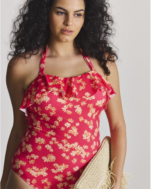 Simply Be Red Value 2 Pack Swimsuits