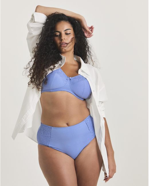 Pretty Secrets Blue New Sarah 2 Pack Full Knickers