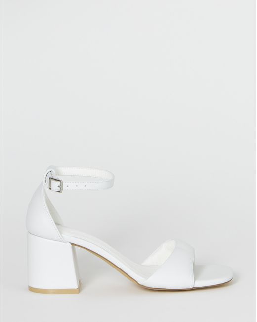 Simply Be Blue Barely There Sandals Extra Wide Fit
