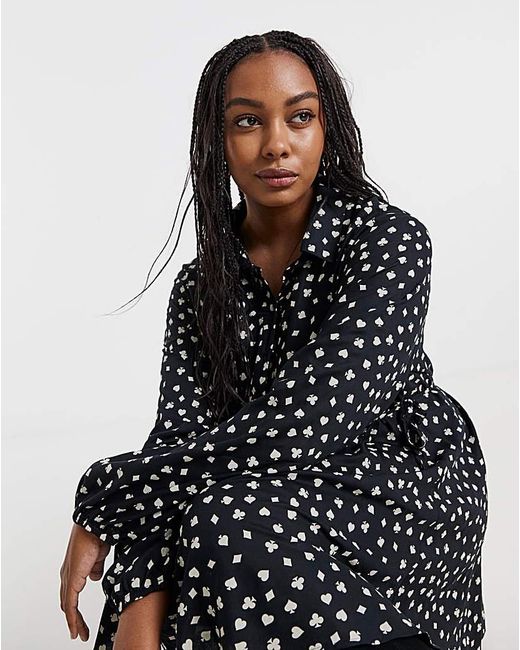Simply Be Black Shirt Dress With Cinch Waist