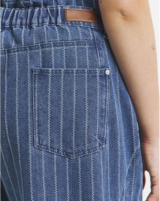 Simply Be Blue Barrel Jeans