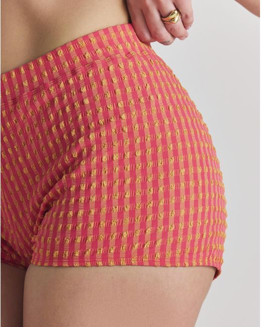 MAGISCULPT Red Bikini Shorts