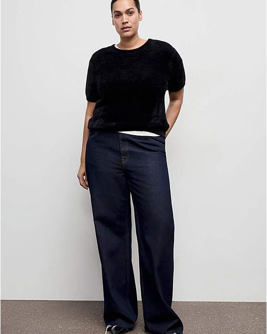 Mango Black Crew Neck Jumper