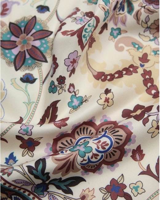 Mango Multicolor Floral Printed Scarf