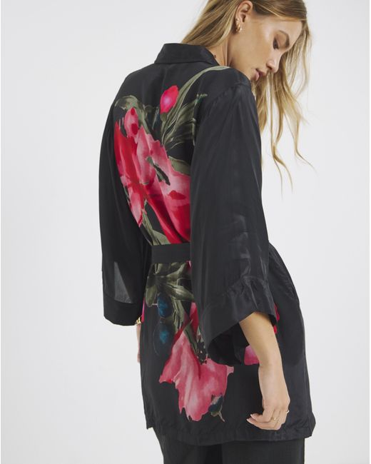 Religion Red Jade Tunic Kimono Sleeve