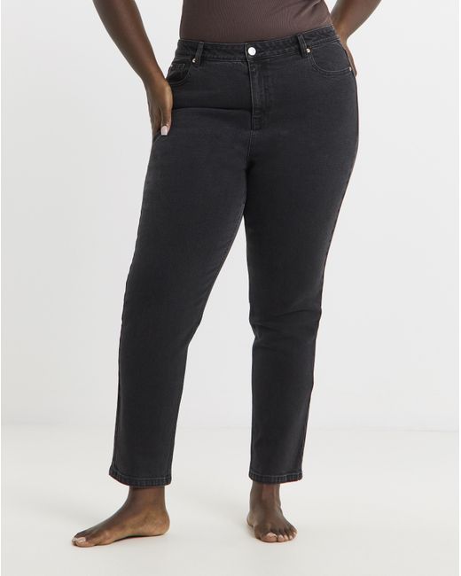 Simply Be Blue 99 1 Slim Straight Jeans