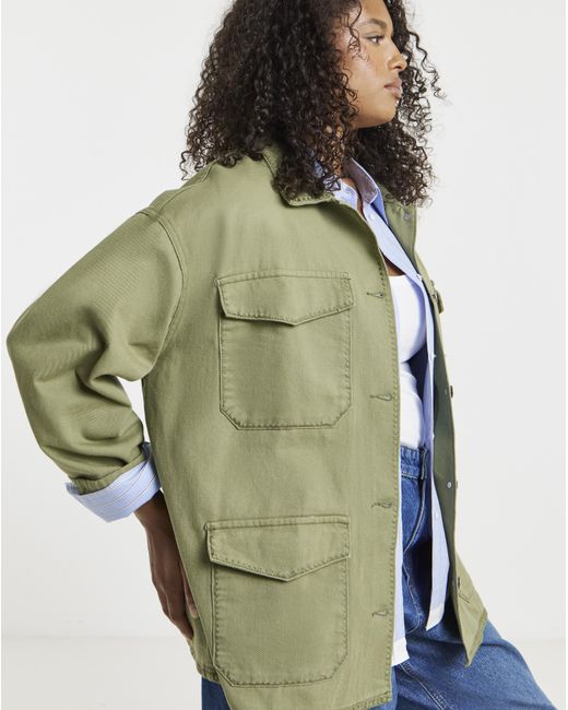 Simply Be Green Utility Jacket
