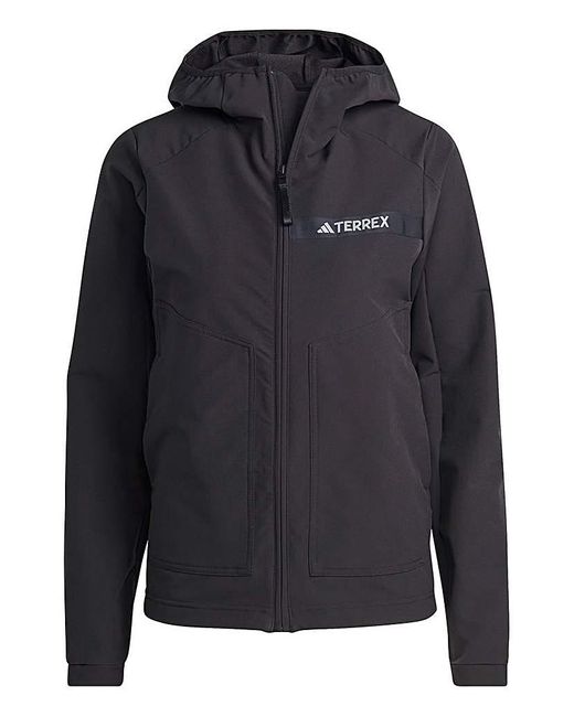Adidas White Terrex Softshell Jacket