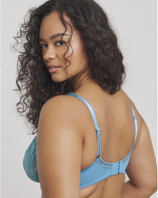 Pretty Secrets Blue 2 Pack Ella Lace Full Cup Wired Bras