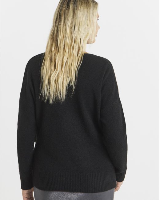 Simply Be Black Ballet Wrap Cardigan