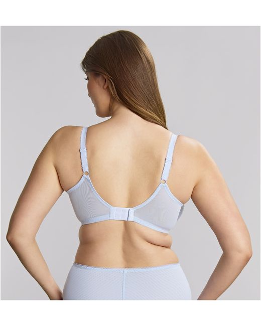 Panache Blue Meadow Plunge Bra