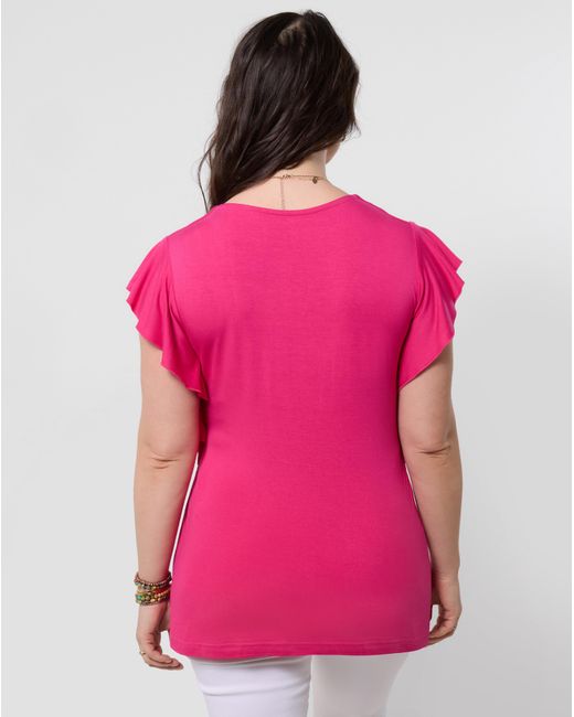 Joe Browns Pink Emily Embroidered Jersey