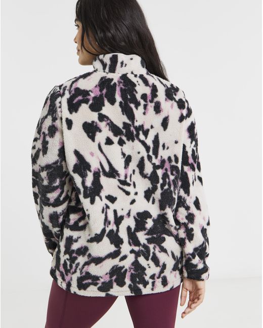 Snowdonia Multicolor Printed 1/4 Zip Fleece