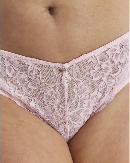 Ann Summers Brown Sexy Lace Brazilian