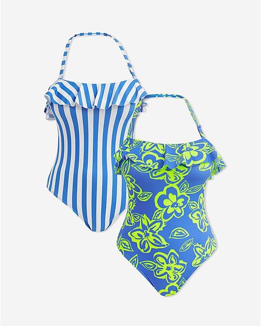 Simply Be Blue Value 2 Pack Swimsuits