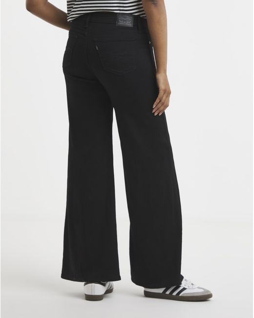 Levi's Black 318 Shaping Wide Leg Jean