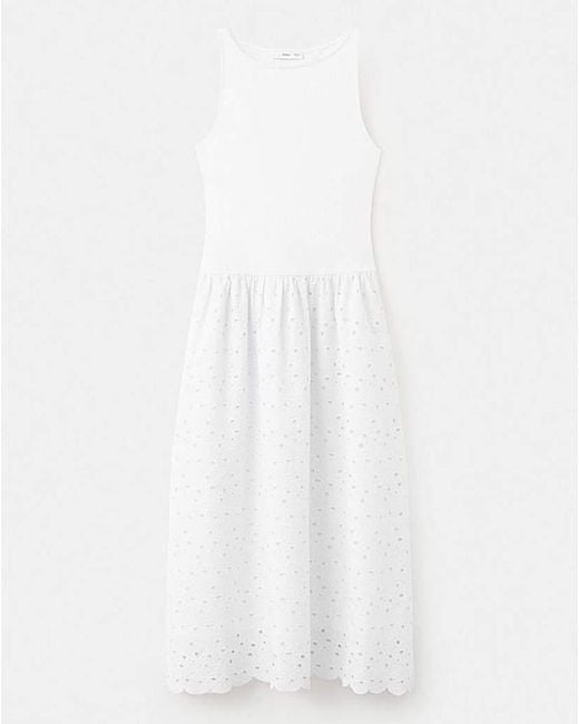 Mango White Dress Toad