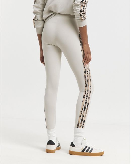 Adidas Natural 3 Stripe Legging